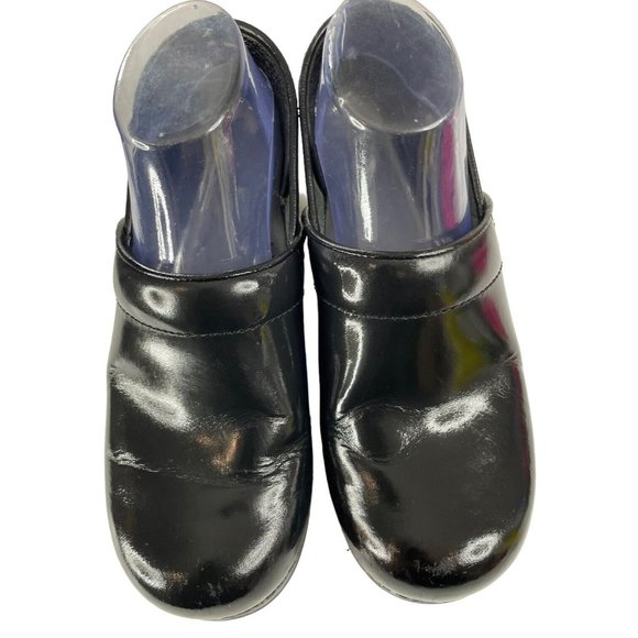 Dansko Women’s Pro Black Leather Occupational Nursing Clogs EU 38/US 7-7.5 - Picture 2 of 7